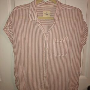 American Eagle - short sleeve collard shirt